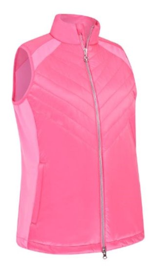 Callaway Chev Primaloft dámska vesta, cheeky pink