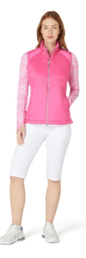 Callaway Chev Primaloft dámska vesta, cheeky pink