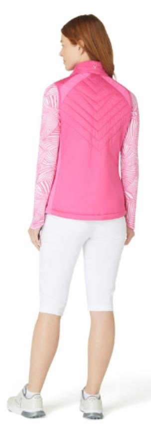 Callaway Chev Primaloft dámska vesta, cheeky pink