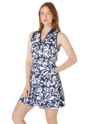 Callaway Abstract Floral dámske šaty, peacoat