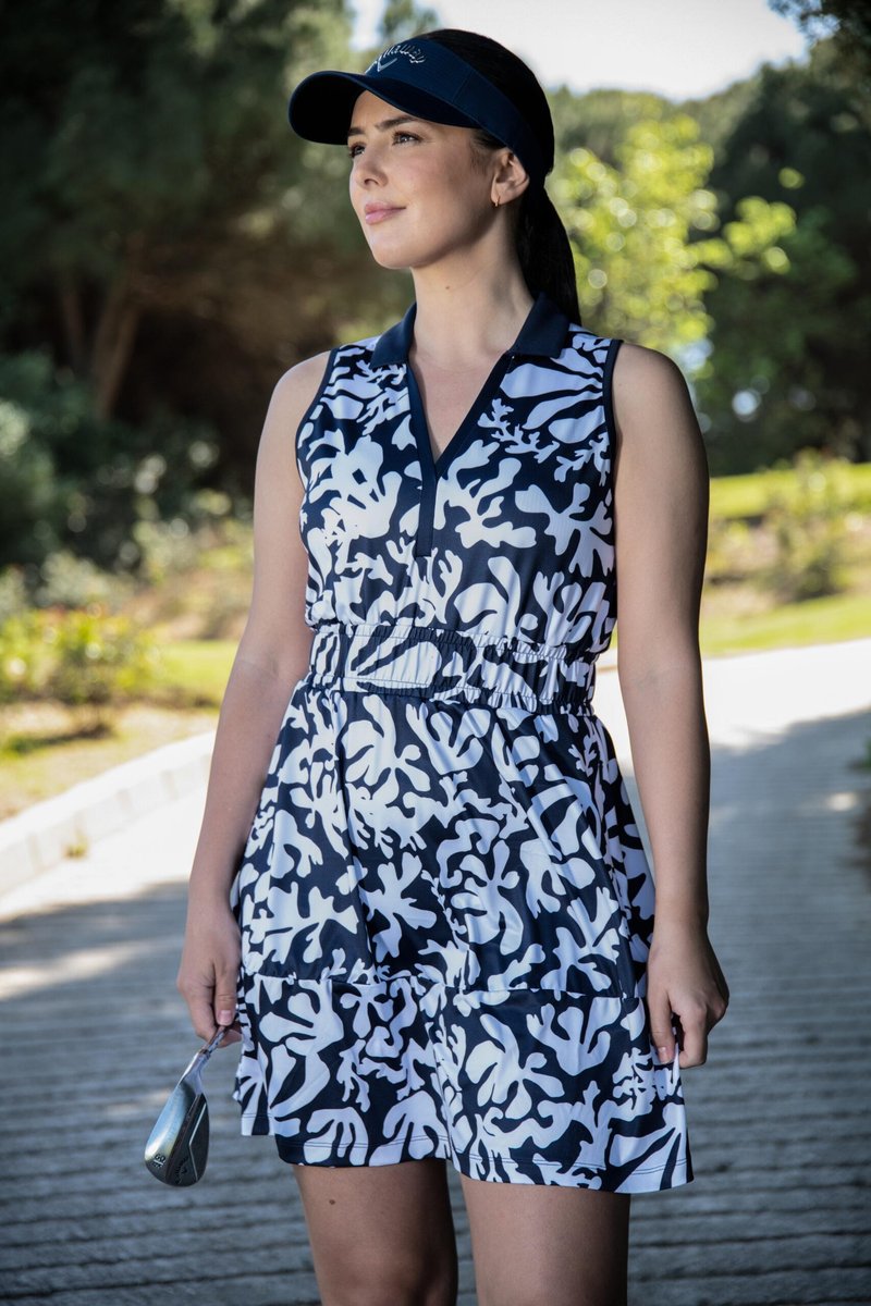 Callaway Abstract Floral dámske šaty, peacoat