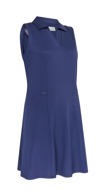 Callaway Flounce Dress with Mesh dámske šaty, peacoat