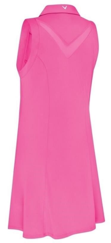 Callaway Flounce Dress with Mesh dámske šaty, cheeky pink