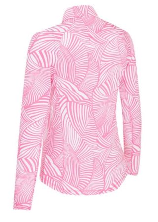 Callaway Stencil Floral dámska mikina, cheeky pink