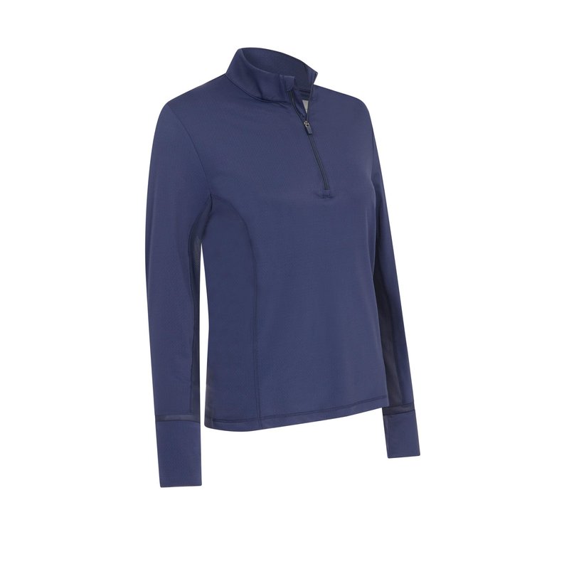 Callaway Colourblock Sun Protection dámsky top, peacoat