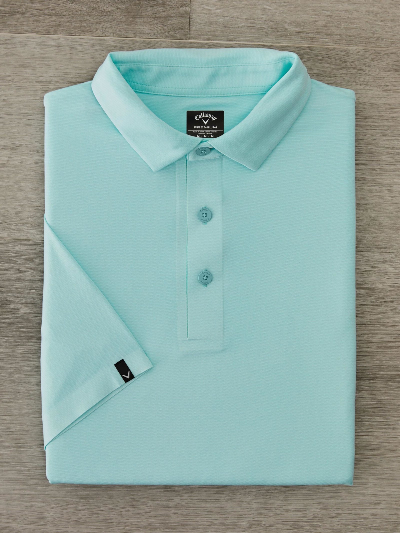 Callaway Premium Jacquard pánske polo, birds egg green