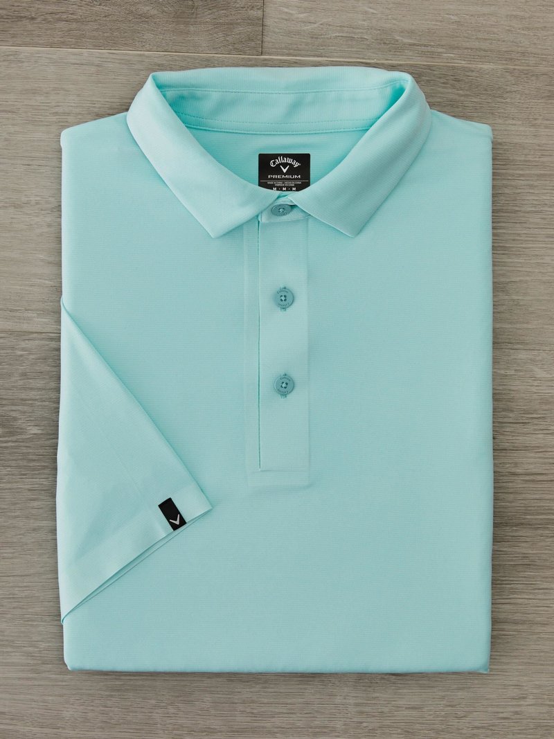 Callaway Premium Jacquard pánske polo, birds egg green