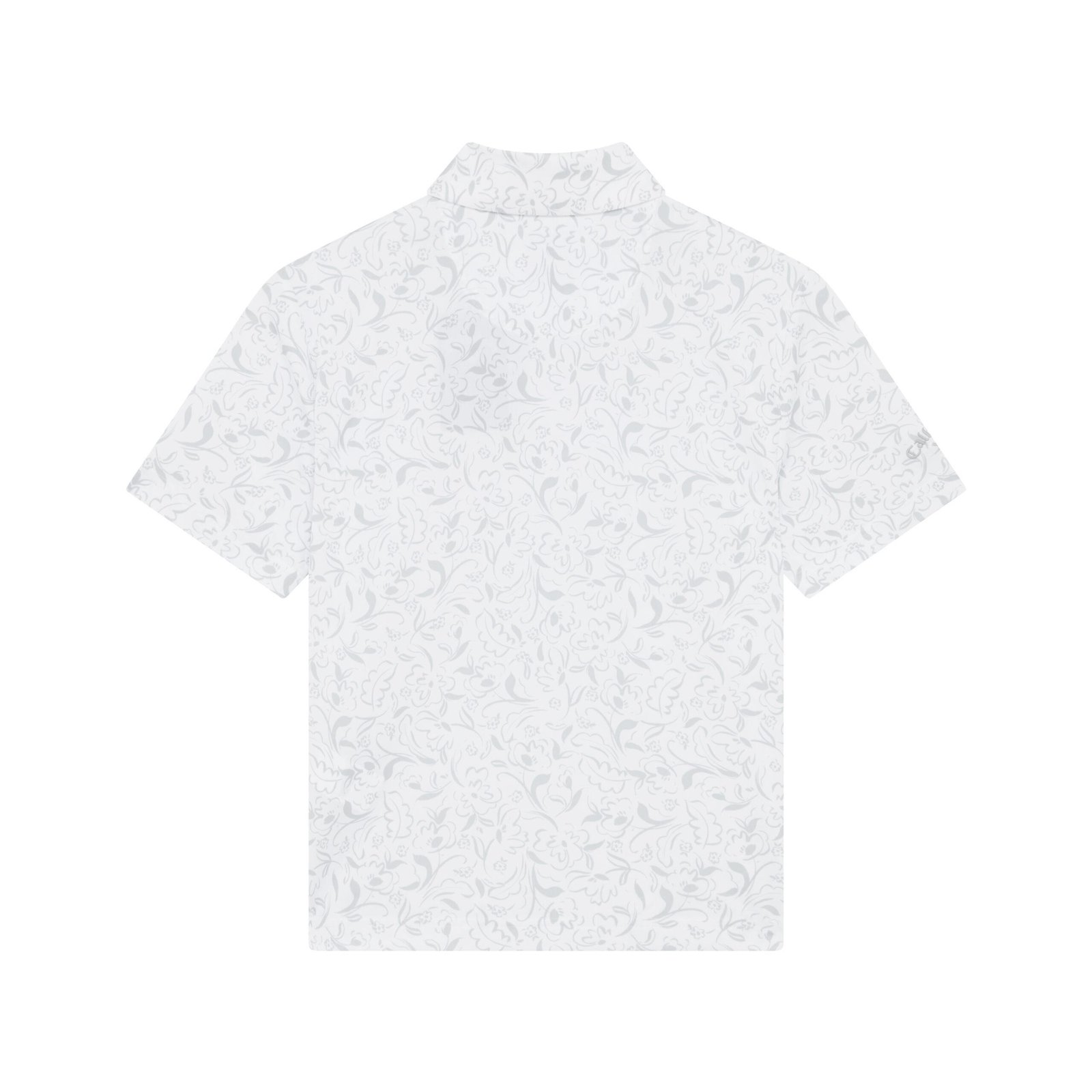 Callaway Floral Print detské polo, bright white