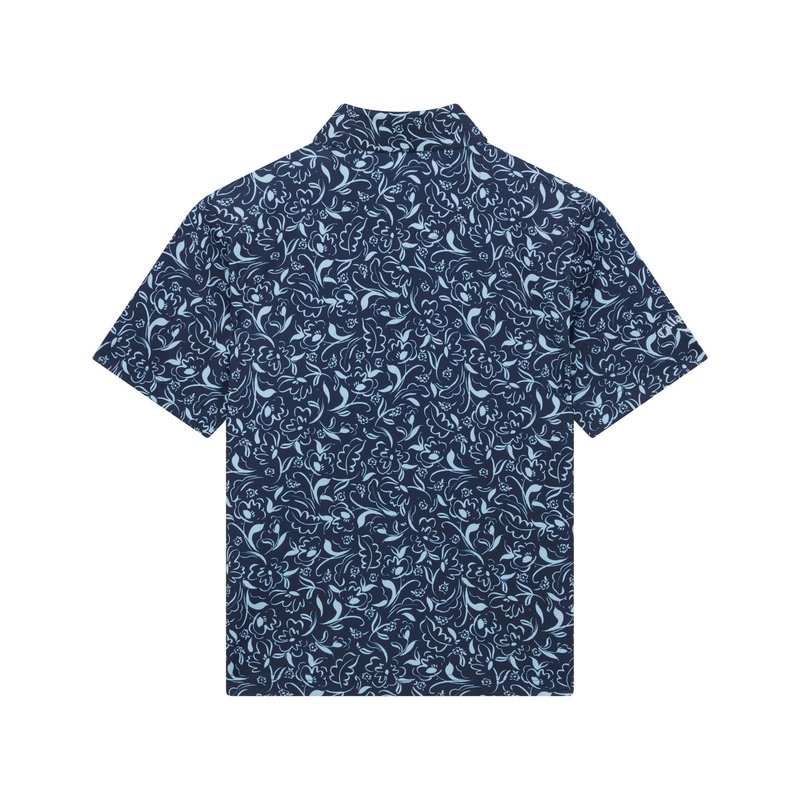 Callaway Floral Print junior detské polo, peacoat