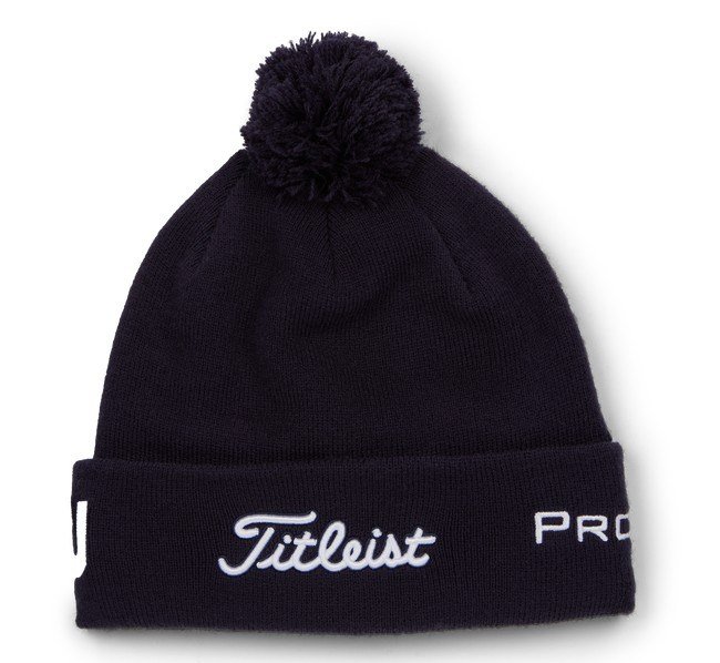 Titleist Tour Pom Pom unisex zimná čepica, navy/biela