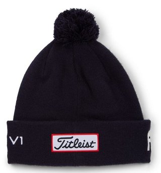 Titleist Tour Pom Pom unisex zimná čepica, navy/biela