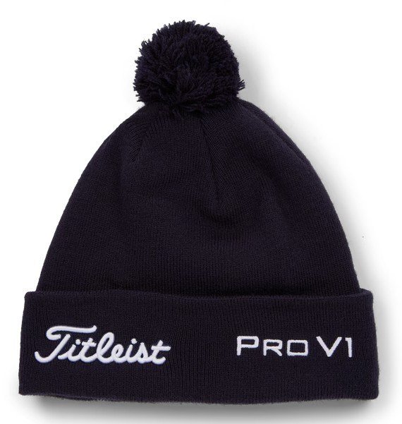Titleist Tour Pom Pom unisex zimná čepica, navy/biela