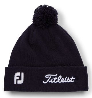 Titleist Tour Pom Pom unisex zimná čepica, navy/biela