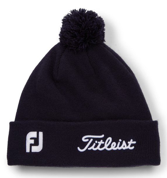 Titleist Tour Pom Pom unisex zimná čepica, navy/biela
