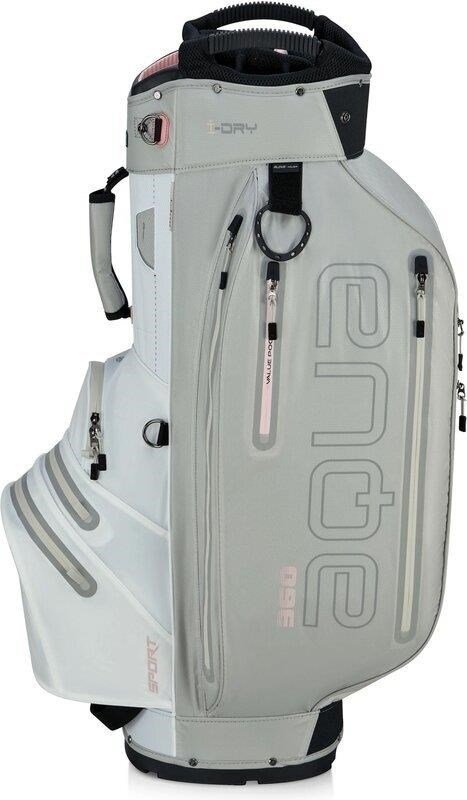 Big Max AQUA Sport 360 cart bag, bielo/šedý/ružový