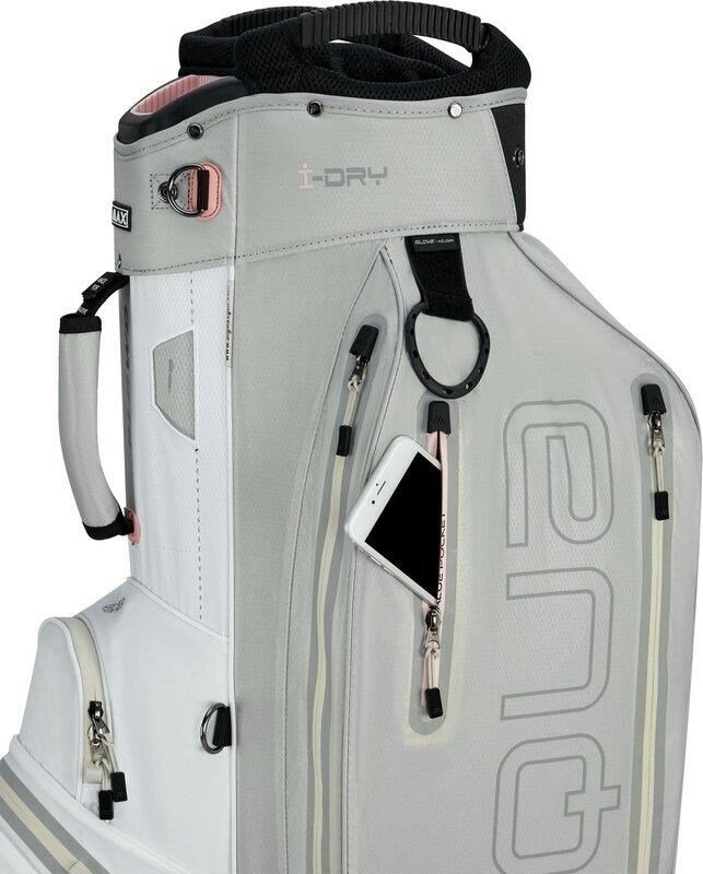 Big Max AQUA Sport 360 cart bag, bielo/šedý/ružový