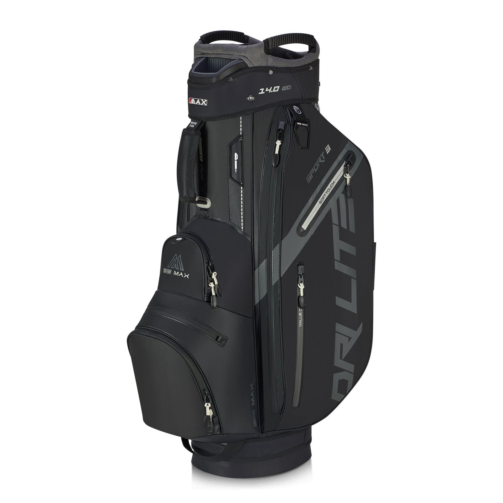 Big Max Dri Lite Sport 3 cart bag, čierna