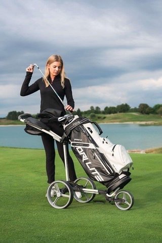 Big Max Dri Lite Sport 3 cart bag, čierna/taupe