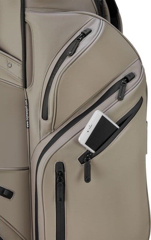 Big Max Dri Lite Silencio Prime cart bag, taupe