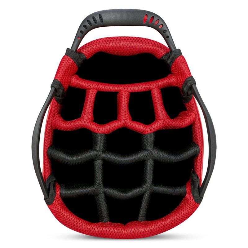 Big Max Dri Lite Hybrid Plus stand bag, červená/čierna