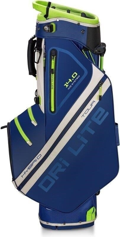 Big Max Dri Lite Hybrid Tour 2 stand bag, navy/lime