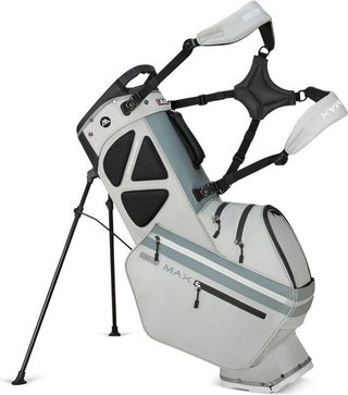 Big Max Dri Lite Hybrid Tour 2 stand bag, silver/grey