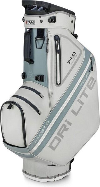 Big Max Dri Lite Hybrid Tour 2 stand bag, silver/grey
