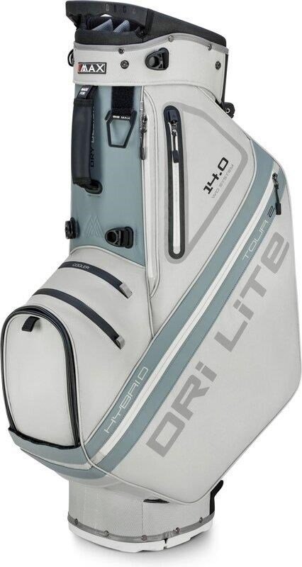 Big Max Dri Lite Hybrid Tour 2 stand bag, silver/grey