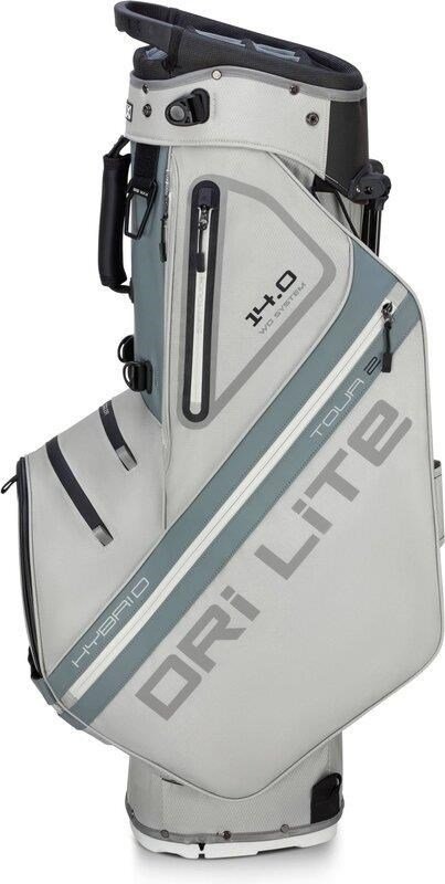 Big Max Dri Lite Hybrid Tour 2 stand bag, silver/grey