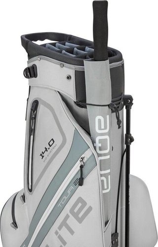 Big Max Dri Lite Hybrid Tour 2 stand bag, silver/grey