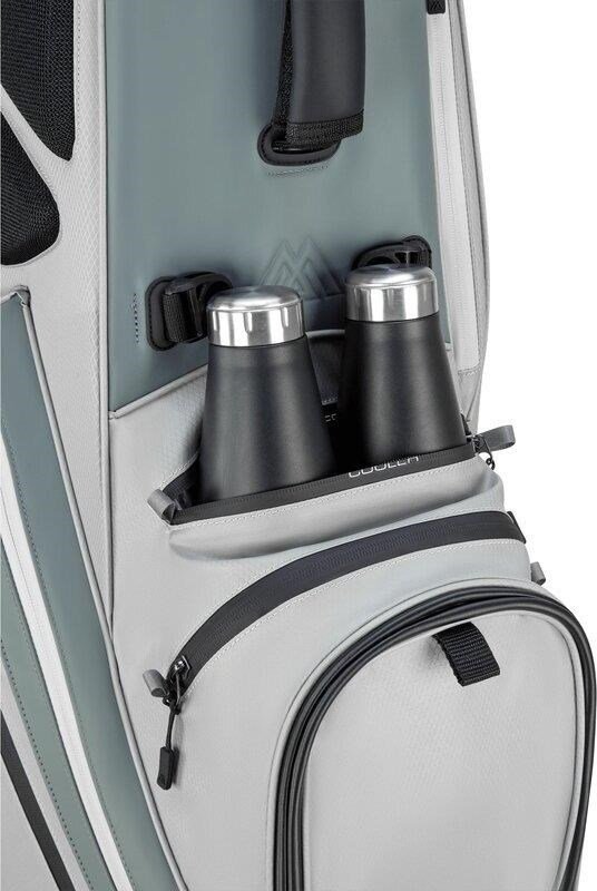 Big Max Dri Lite Hybrid Tour 2 stand bag, silver/grey