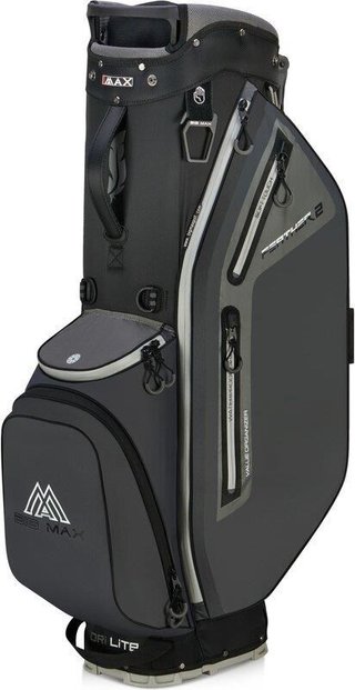 Big Max Dri Lite Feather 2 stand bag, šedo/čierna