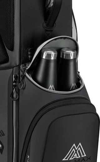 Big Max Dri Lite Feather 2 stand bag, šedo/čierna