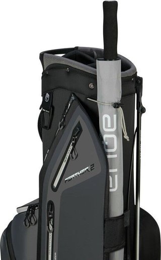 Big Max Dri Lite Feather 2 stand bag, šedo/čierna
