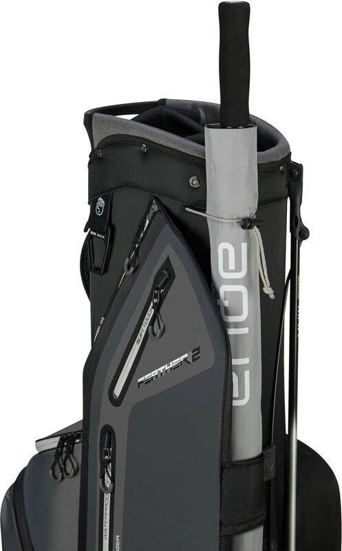 Big Max Dri Lite Feather 2 stand bag, šedo/čierna