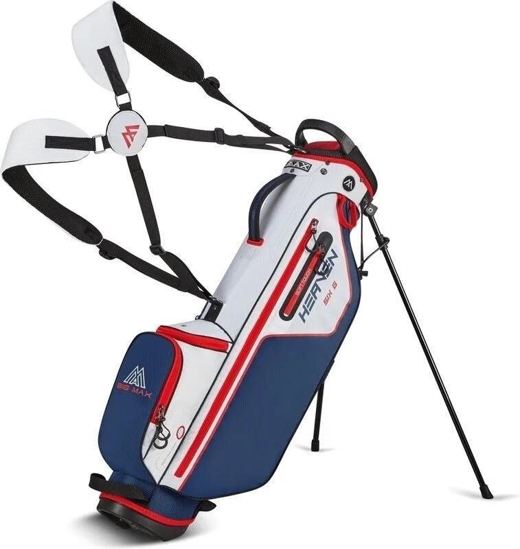Big Max HEAVEN Six G stand bag, white/navy/red