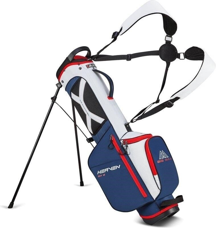 Big Max HEAVEN Six G stand bag, white/navy/red