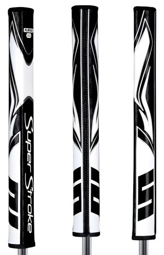 Super Stroke SuperStroke Zenergy Flatso 2.0 putter grip, black/white