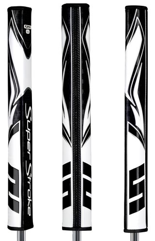 Super Stroke SuperStroke Zenergy Flatso 3.0 putter grip, black/white