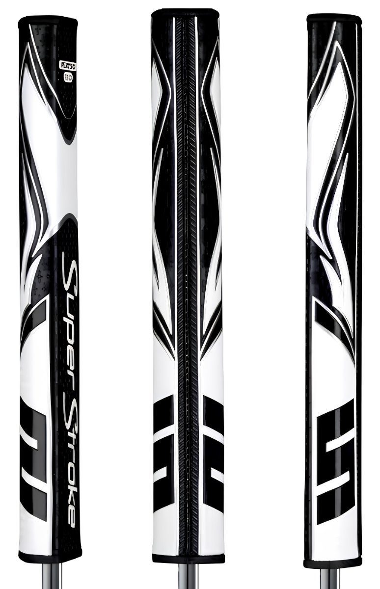 Super Stroke SuperStroke Zenergy Flatso 3.0 putter grip, black/white
