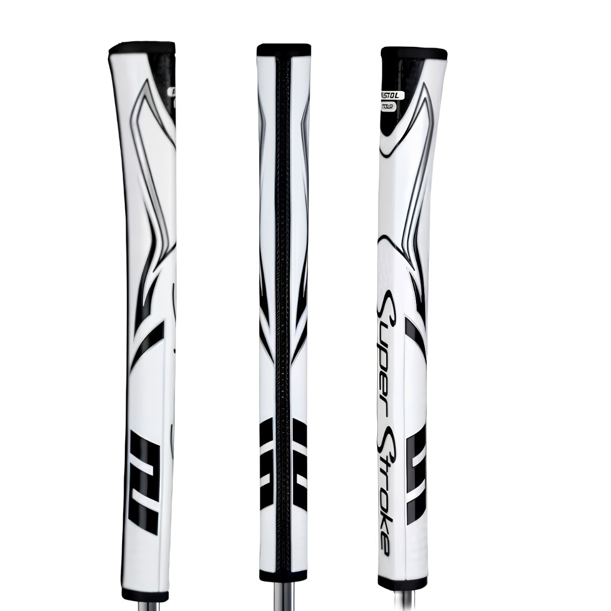 SuperStroke Zenergy Pistol GT Tour putter grip, biela/čierna