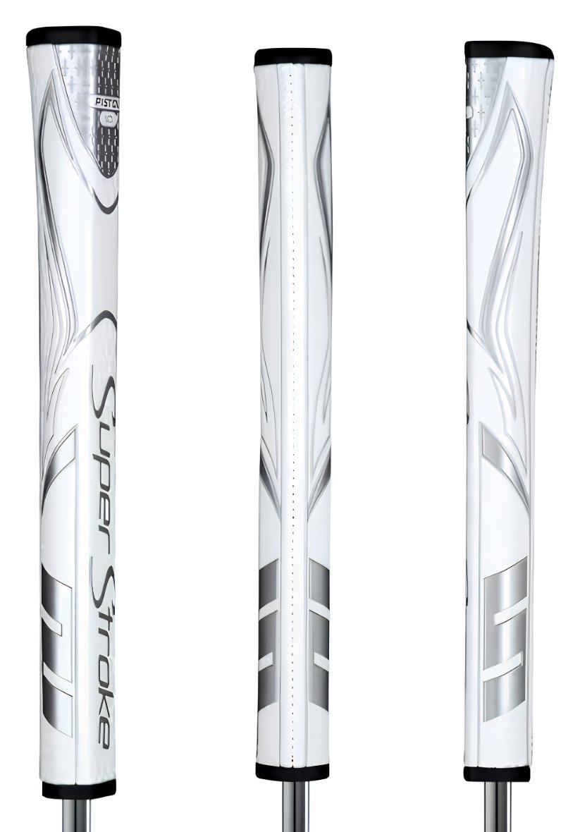 SuperStroke Zenergy Pistol GT 1.0 grip na putter, biela/strieborná