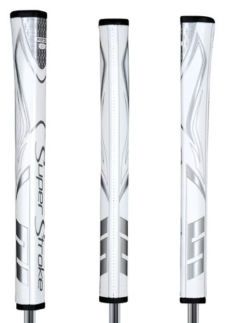 SuperStroke Zenergy Pistol GT 1.0 grip na putter, biela/strieborná