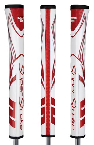 Super Stroke SuperStroke Zenergy Pistol GT 2.0 grip na putter, biela/červená