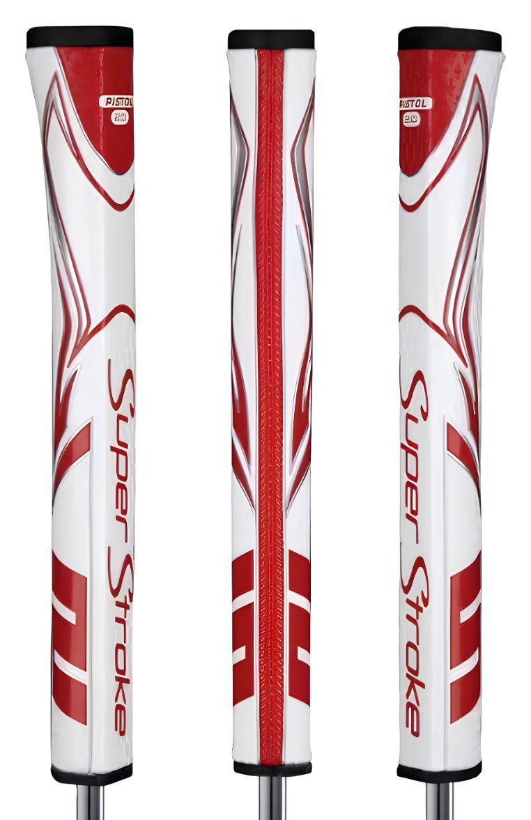 Super Stroke SuperStroke Zenergy Pistol GT 2.0 grip na putter, biela/červená