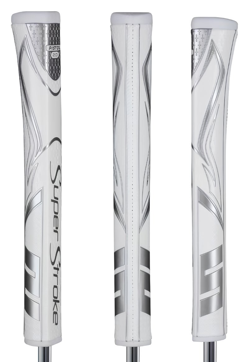 SuperStroke SuperStroke Zenergy Pistol GT 2.0 grip na putter, biela/strieborná