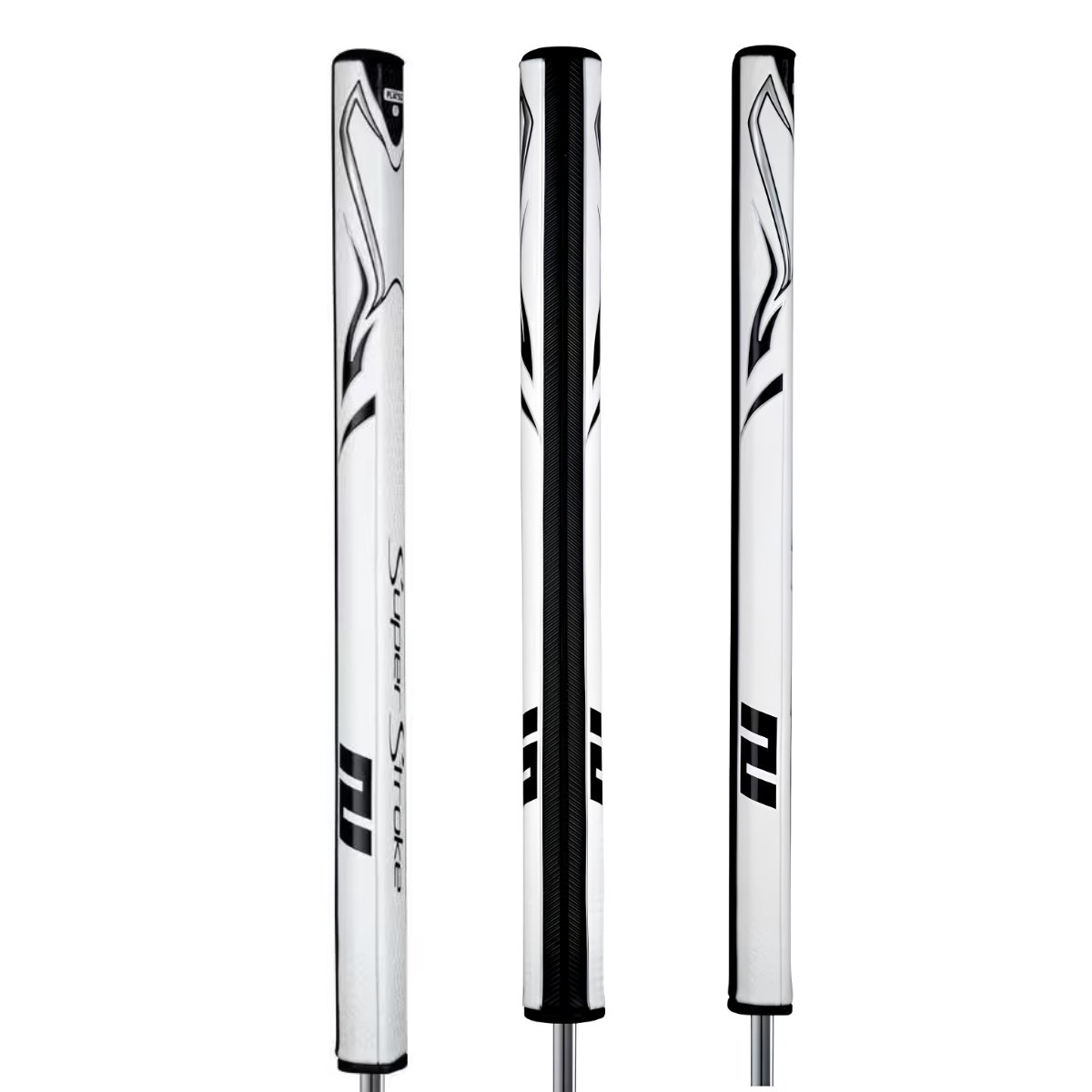 SuperStroke Zenergy Flatso 17" putter grip, biela/čierna