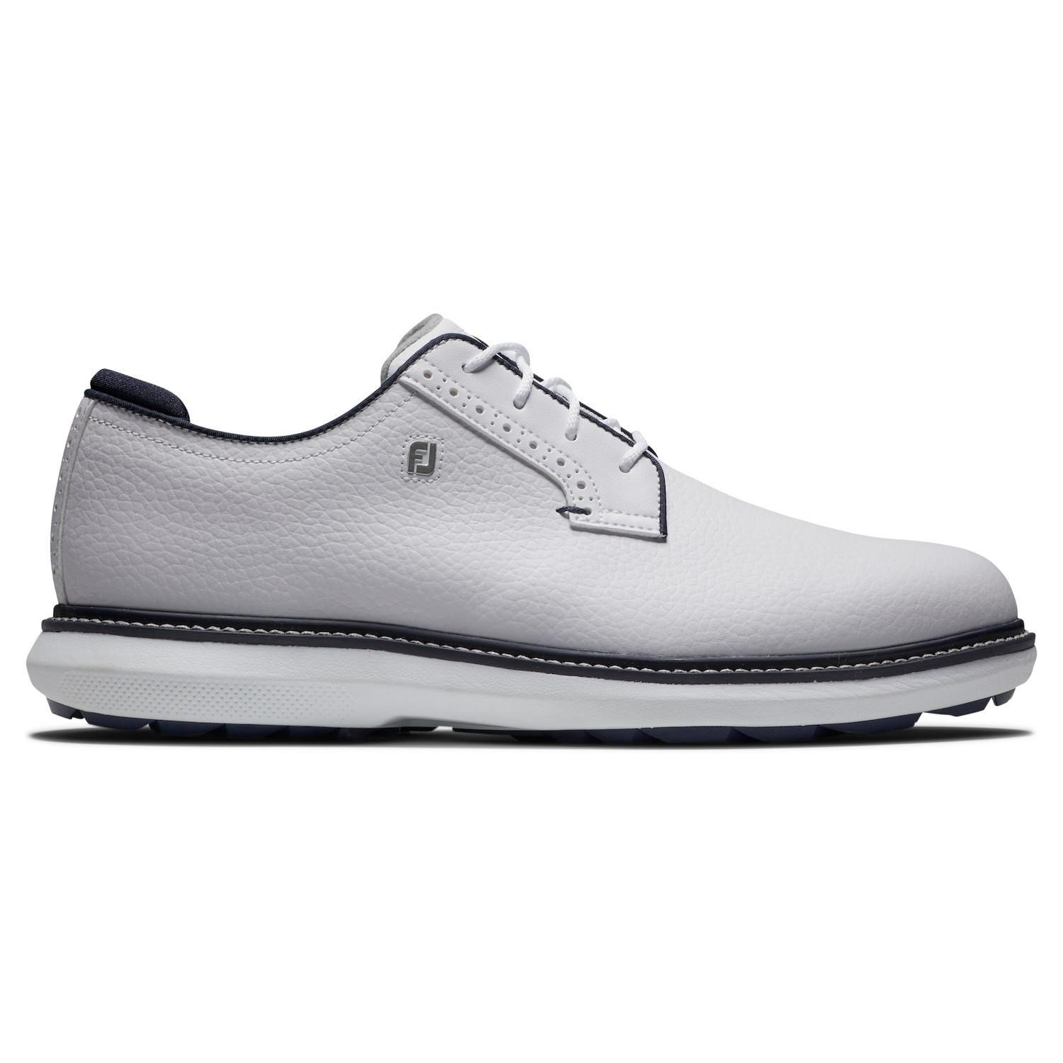 FootJoy Traditions Blucher Spikeless pánske golfové topánky, biele