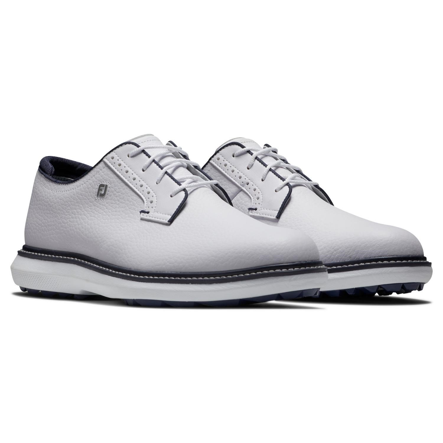 FootJoy Traditions Blucher Spikeless pánske golfové topánky, biele