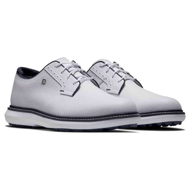 FootJoy Traditions Blucher Spikeless pánske golfové topánky, biele